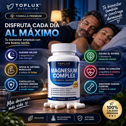 Magnesio Total 8 - Equilibrio Diario - 60 capsulas
