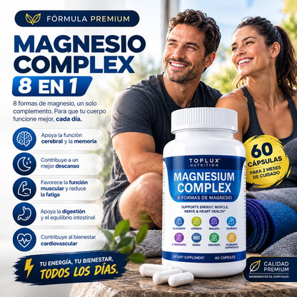 Magnesio Total 8 - Equilibrio Diario - 60 capsulas