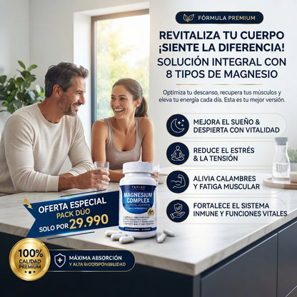 Magnesio Total 8 - Equilibrio Diario - 60 capsulas